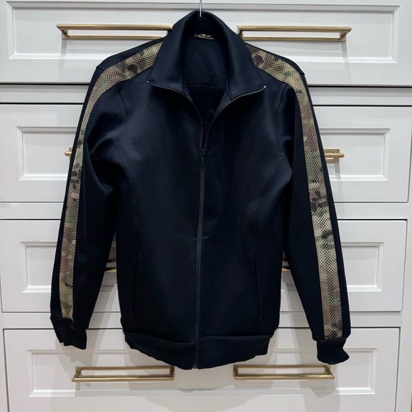 Robin’s Jeans Men's Track Jackets Jogger 8 Black with Camo size Small - Picture 7 of 10